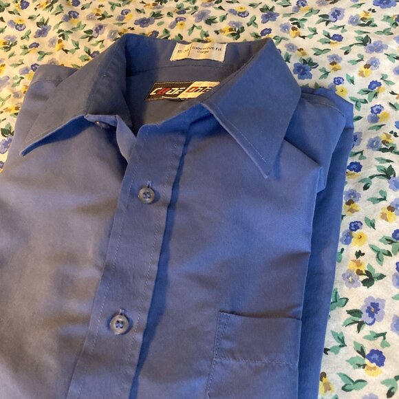 Beautiful Mens Blue Large Code One Dress Shirt – 15/34 - Picture 10 of 11